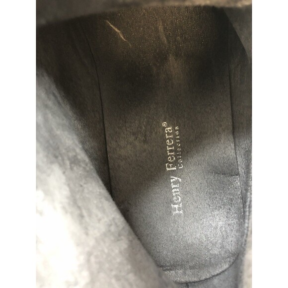 Henry Ferrera Men's Phil-70 Gray Faux Leather Wingtip Chukka Boots Size 12 - Picture 9 of 10